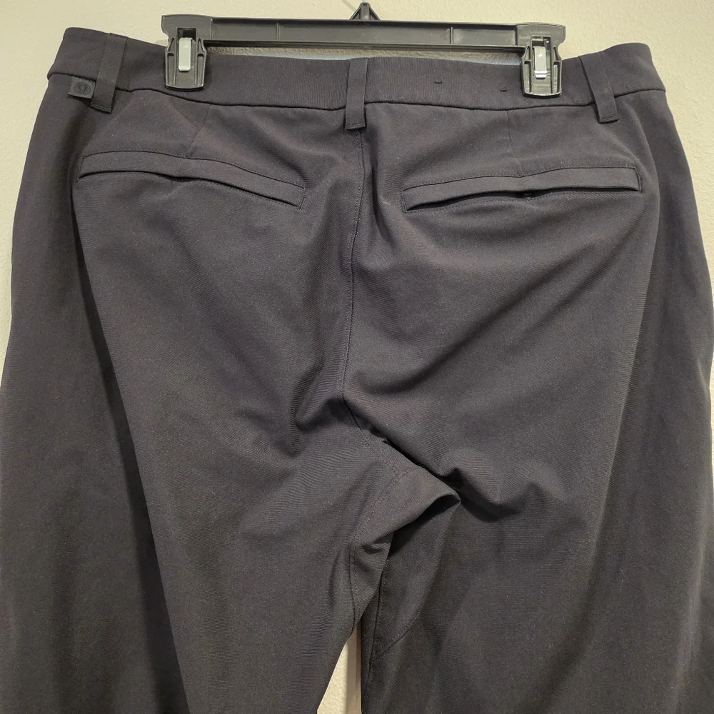 Lululemon ABC Classic Fit Black Trousers -Size 34